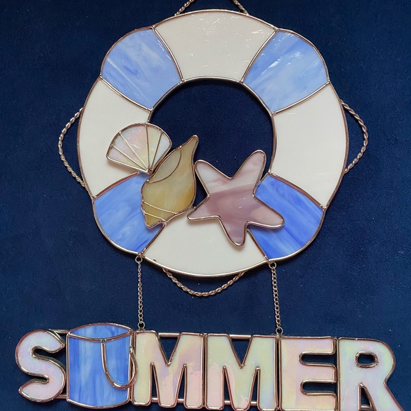Stained glass Summer theme - Picture 2 of 5